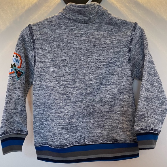 Boys Grey 1/4 Zip Sweater size 3T - Picture 2 of 4
